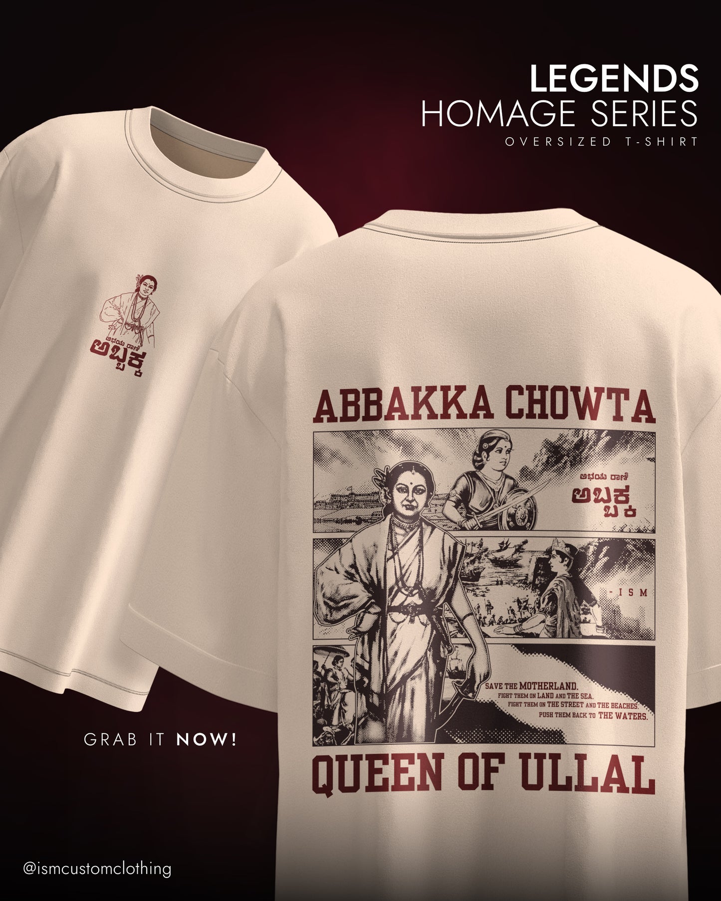 ABBAKKA CHOWTA OVERSIZED T-SHIRT