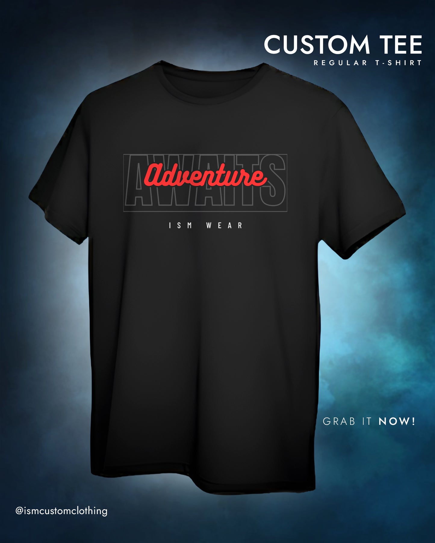 ADVENTURE AWAITS REGULAR T-SHIRT