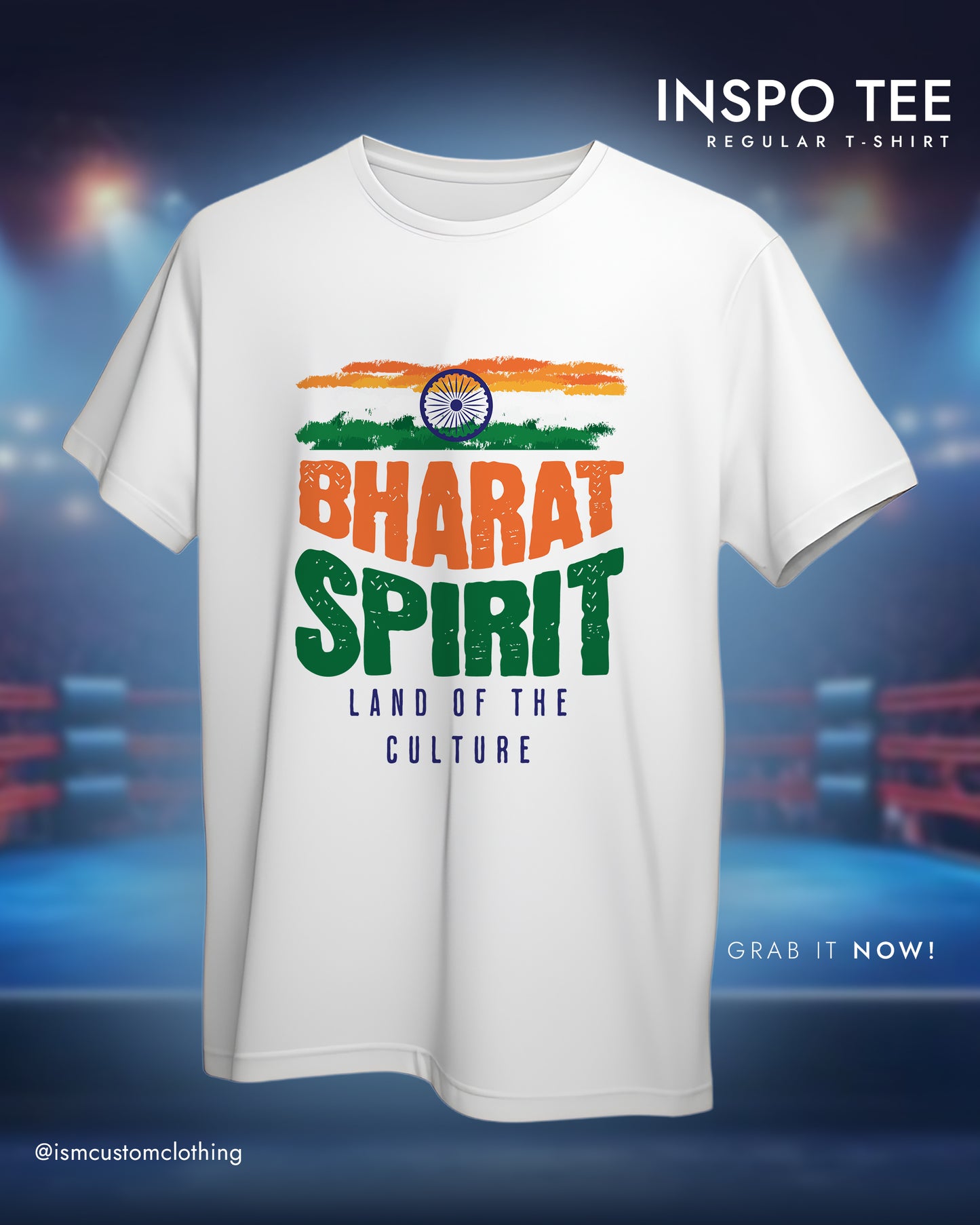 BHARAT SPIRIT REGULAR T-SHIRT