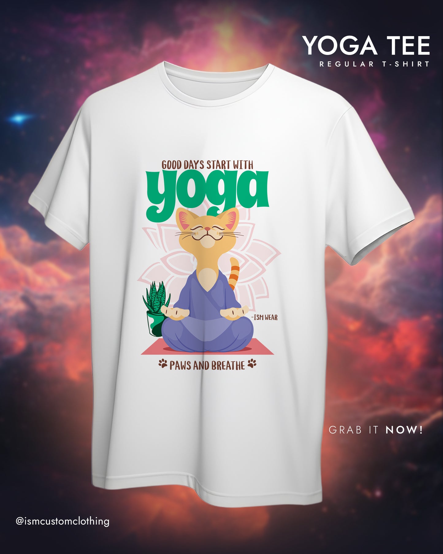 CAT GOOD DAY REGULAR T-SHIRT