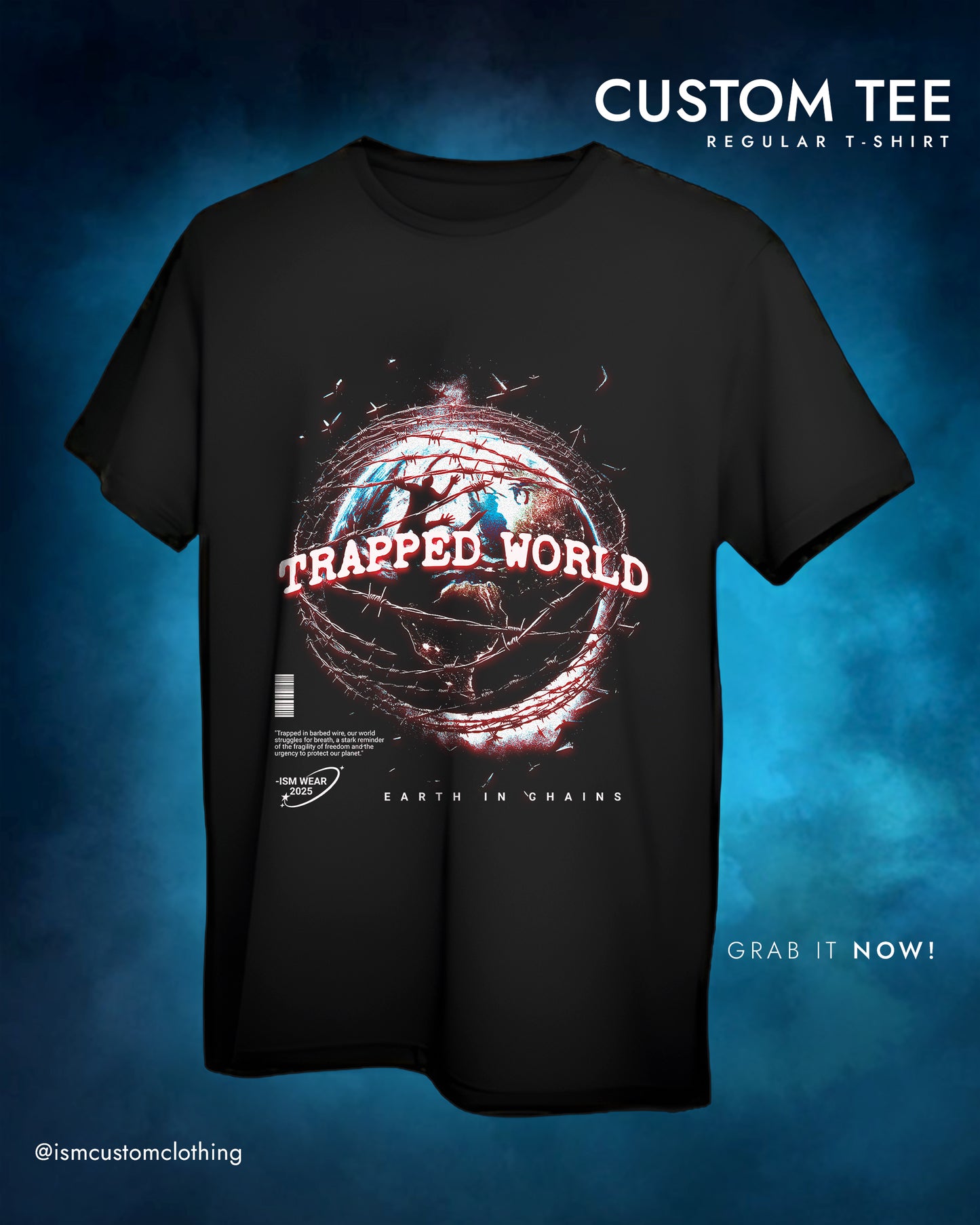 TRAPPED WORLD REGULAR T-SHIRT
